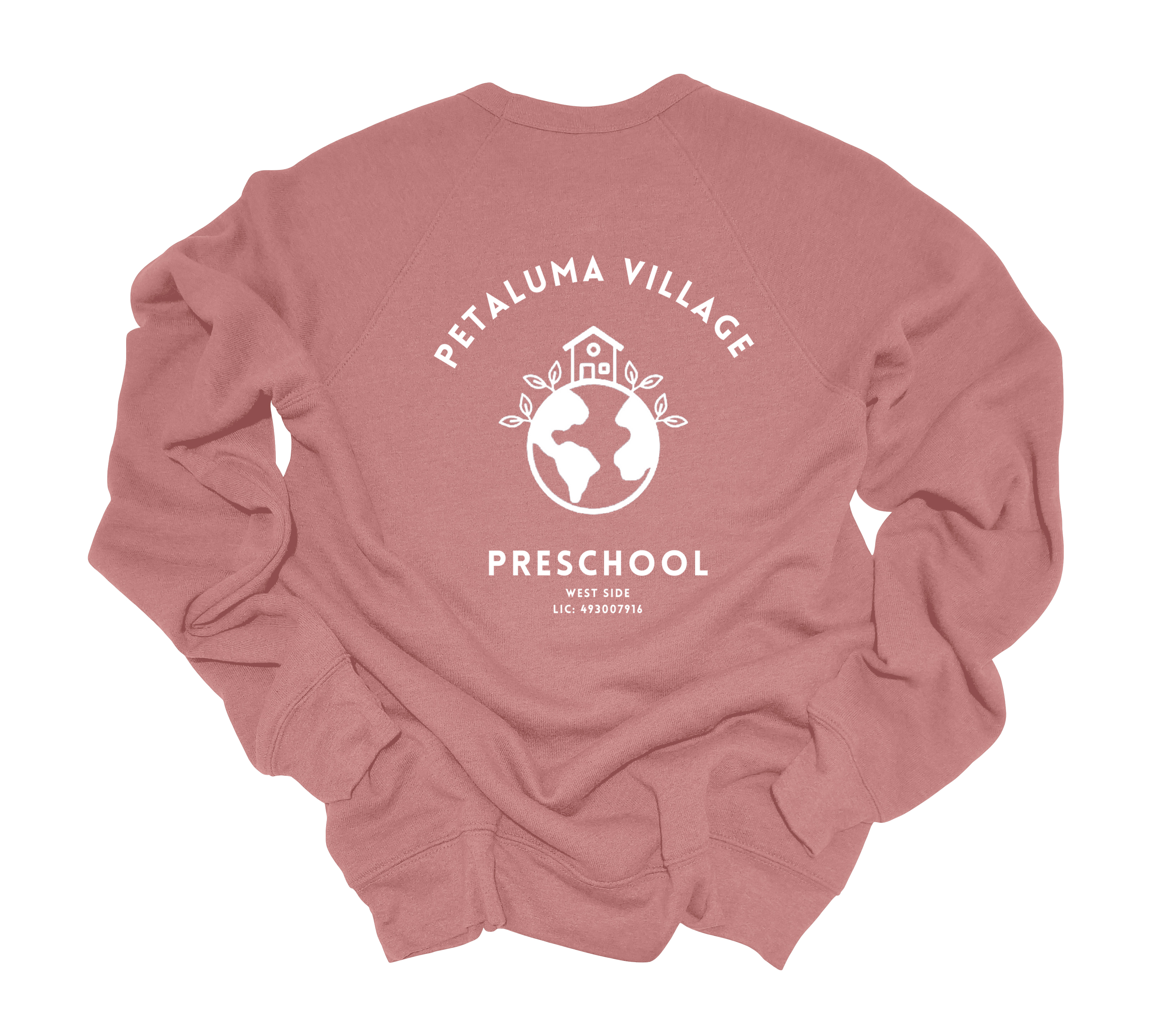 Petaluma Village WEST Adult Sweatshirt - Mauve