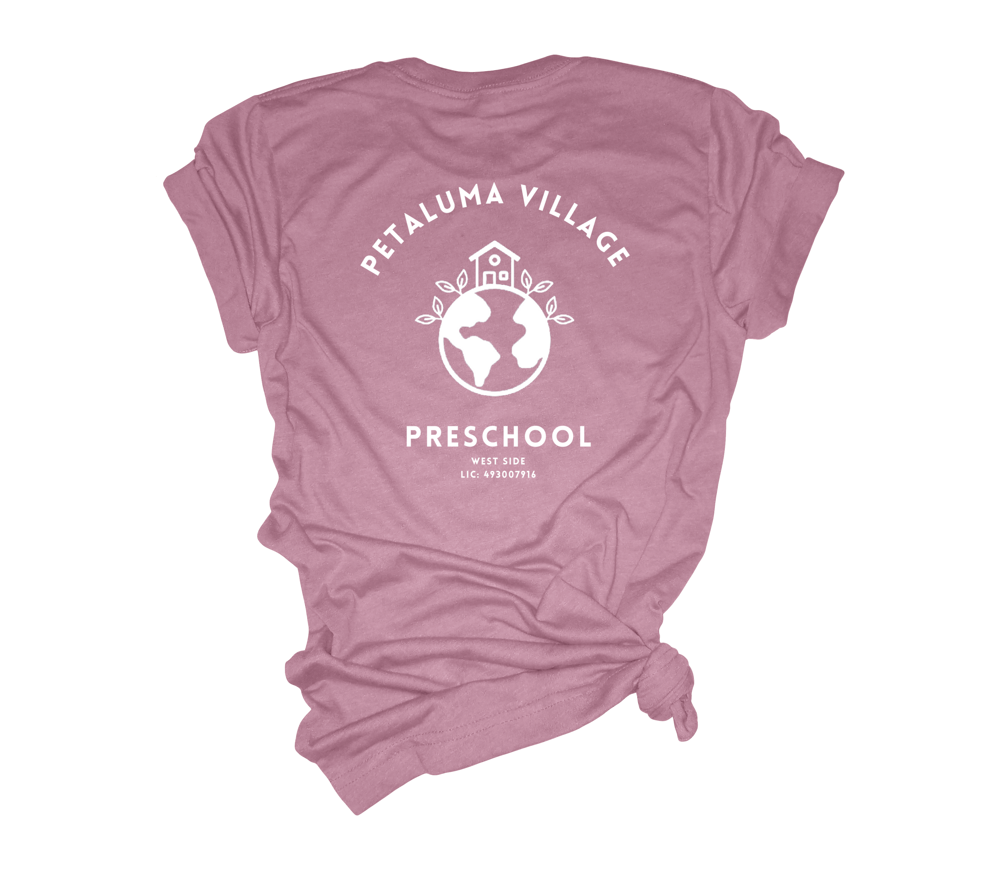 Petaluma Village WEST Adult T-Shirt - Orchid
