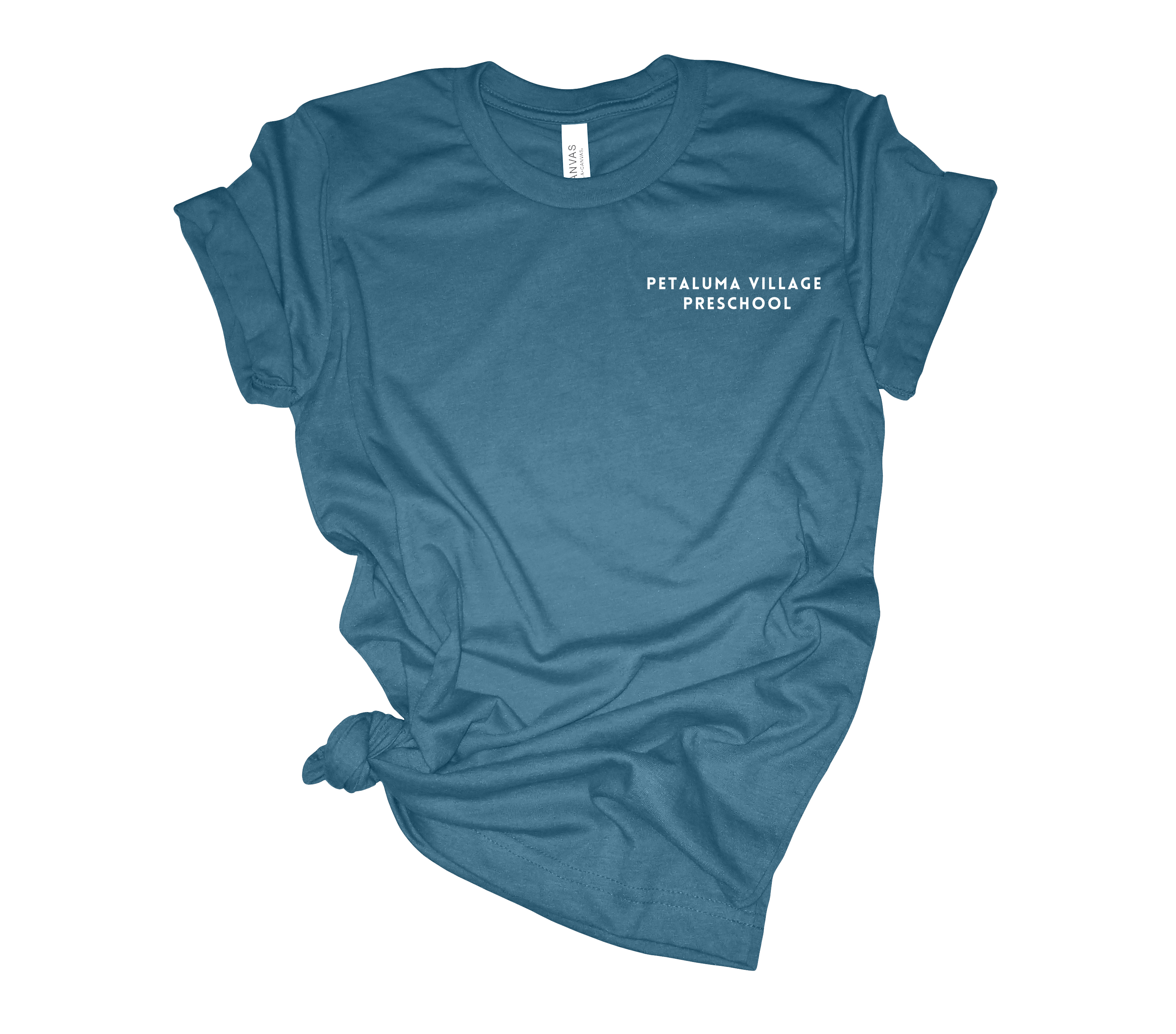 Petaluma Village WEST Adult T-Shirt - Teal