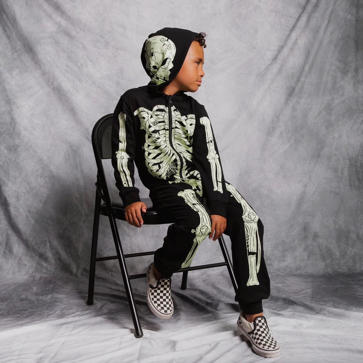 (PRESALE) RAGS Zip Jumpsuit Skelly - EXPECTED TO SHIP FIRST WEEK OF OCT