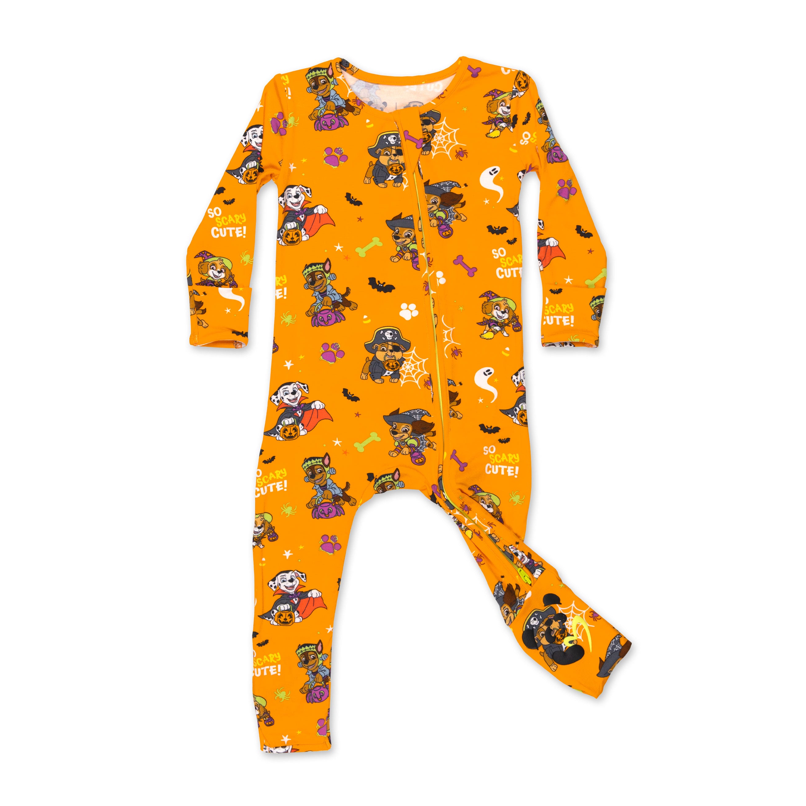 Bellabu Bear - PAW Patrol: Halloween Pups Bamboo Convertible Footie (Final Sale)