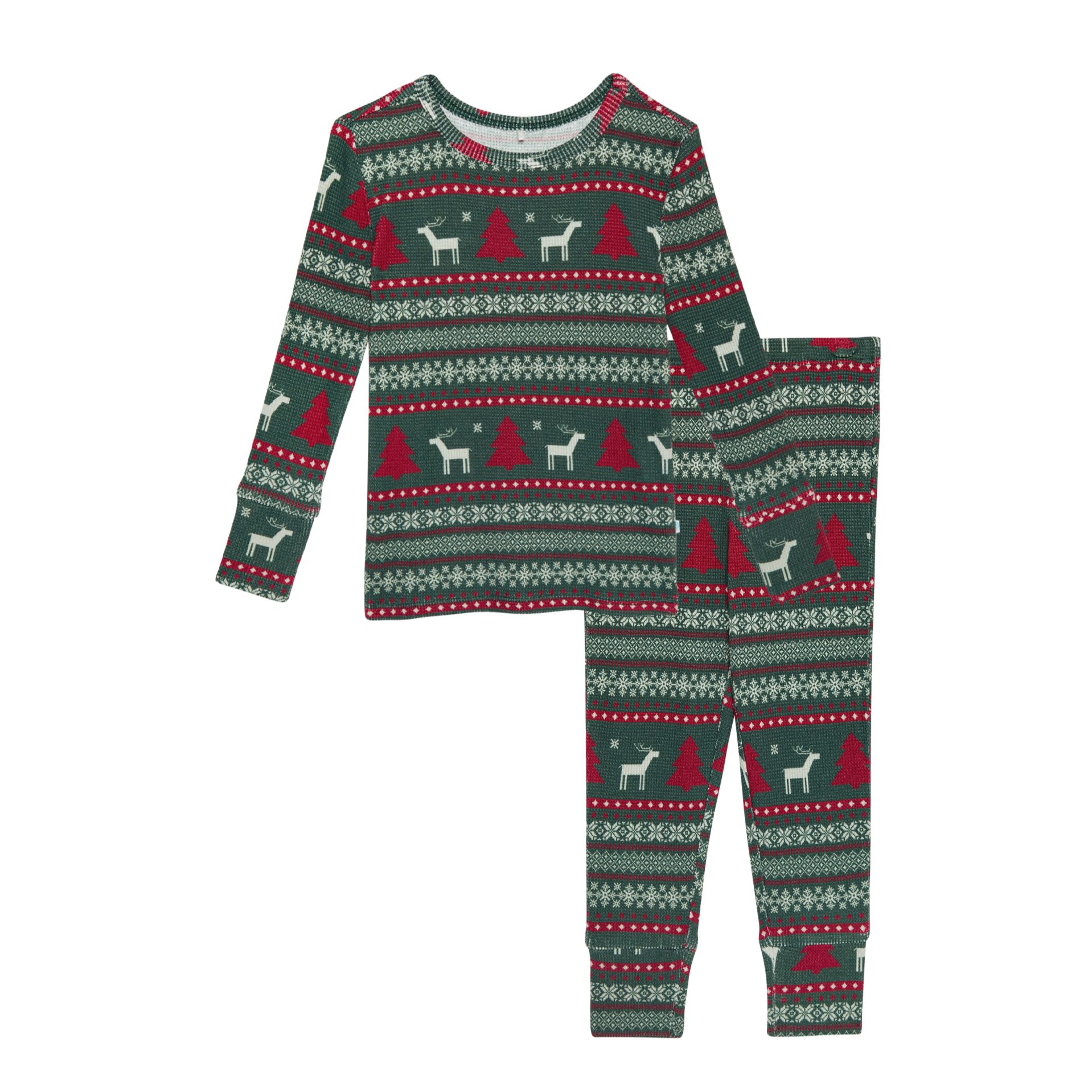 Posh Peanut Long Sleeve Pajama - Holiday Fair Isle