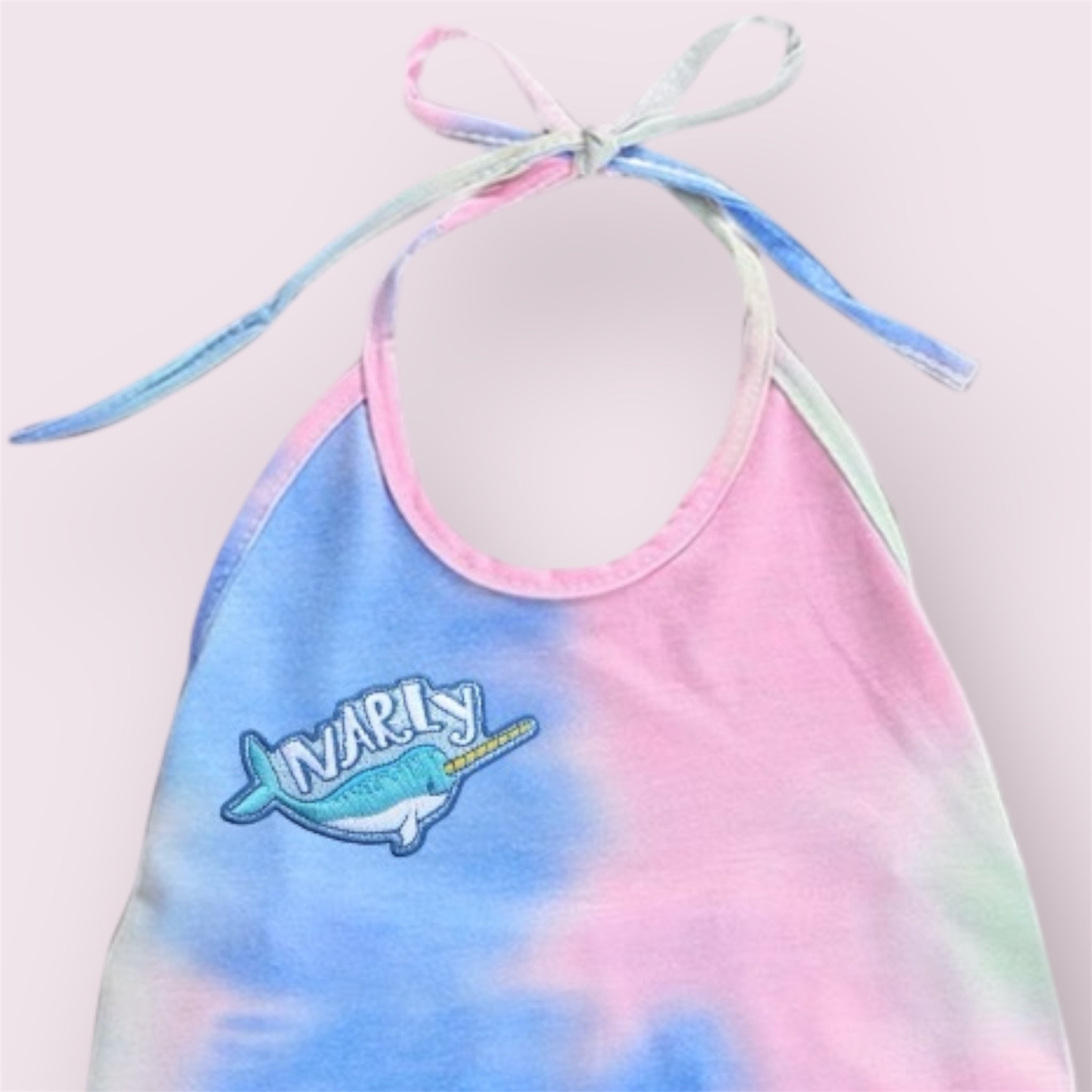 Village Child x Lucky Sardine Collab - Tie Dye Romper: Gnarly