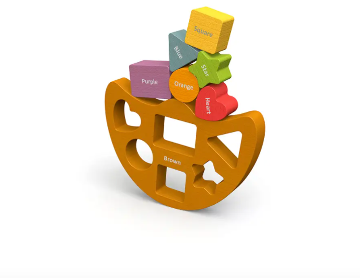 BeginAgain Balance Boat Shapes & Colors (Final Sale)