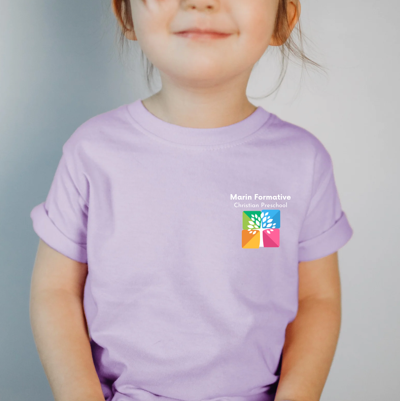 Marin Formative Preschool Tee Shirt - Lavender- $25