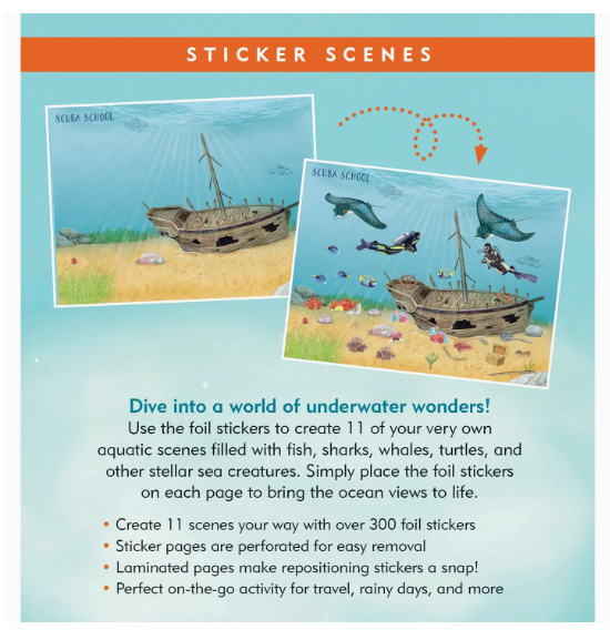 Sticker Scenes - Under The Sea