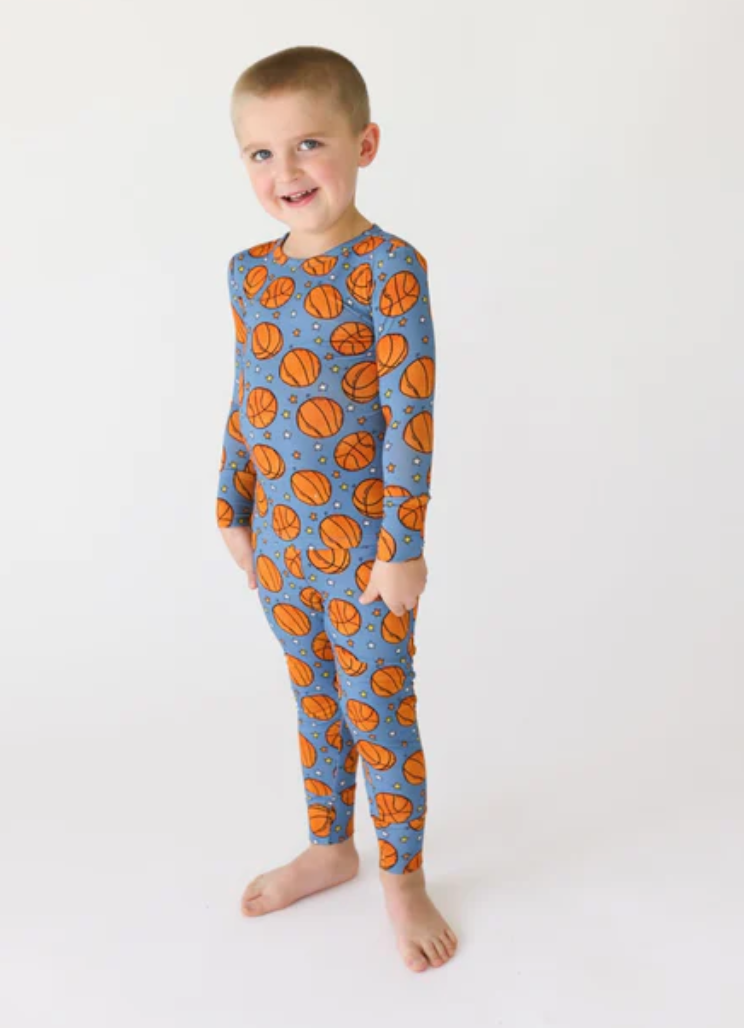 Posh Peanut Long Sleeve Pajama - Slam Dunk