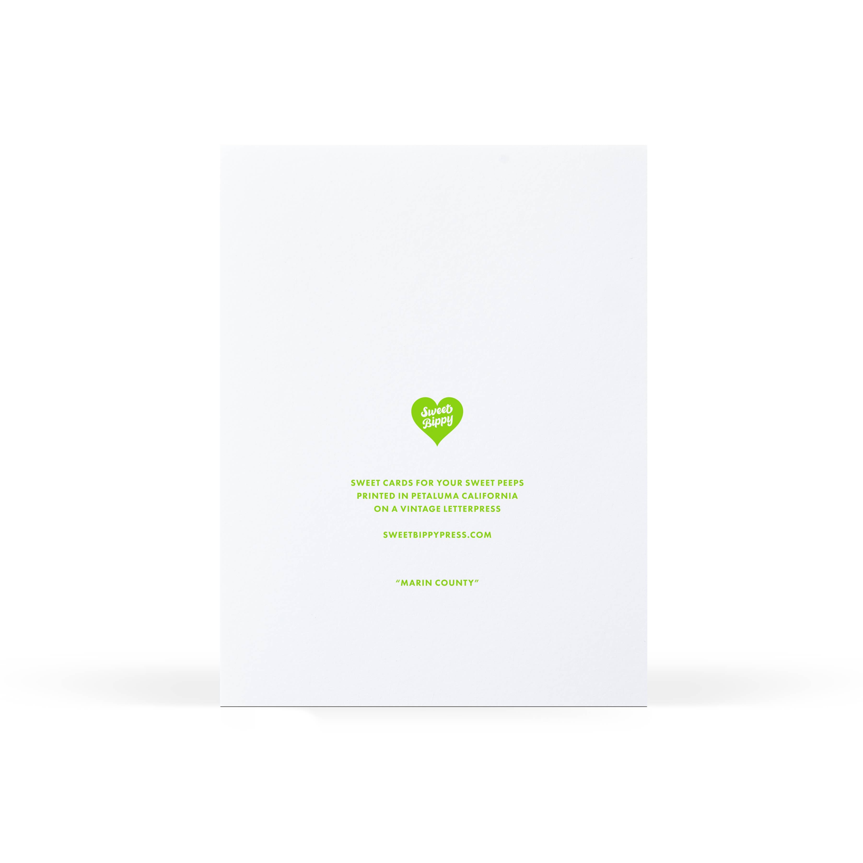 Sweet Bippy Press - Marin County Greeting Card