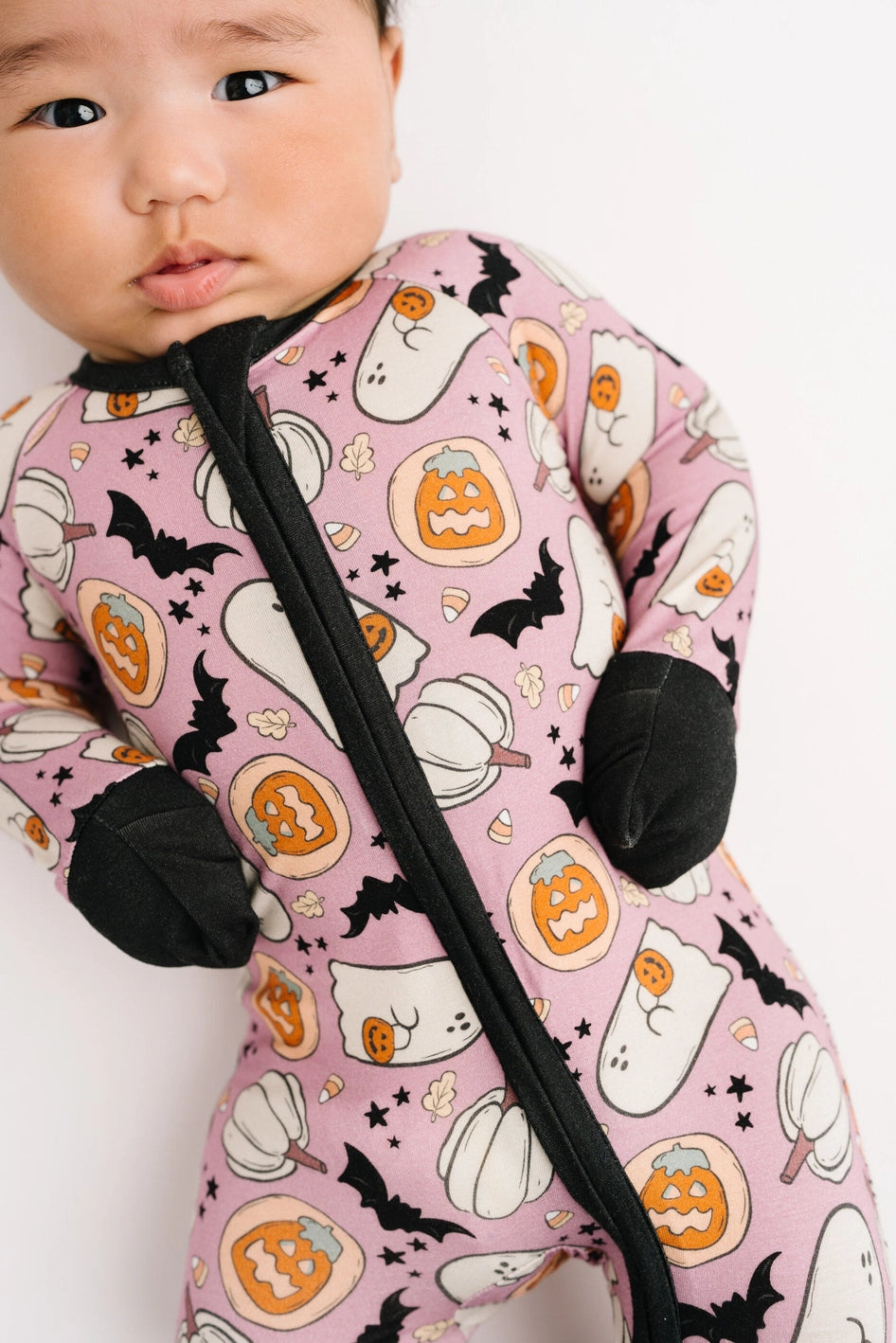 Little One Shop Bamboo Convertible Romper - Boo Crew (Final Sale)