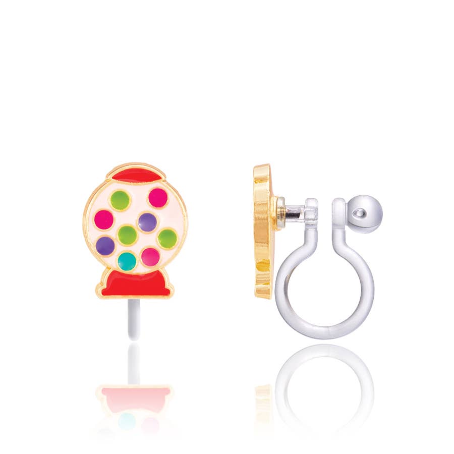 Girl Nation CLIP ON Earrings - Gumball Nostalgia