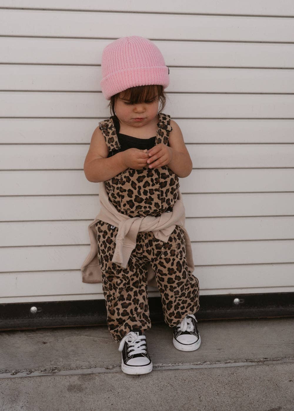 Little Trouble - Leopard Print Overalls