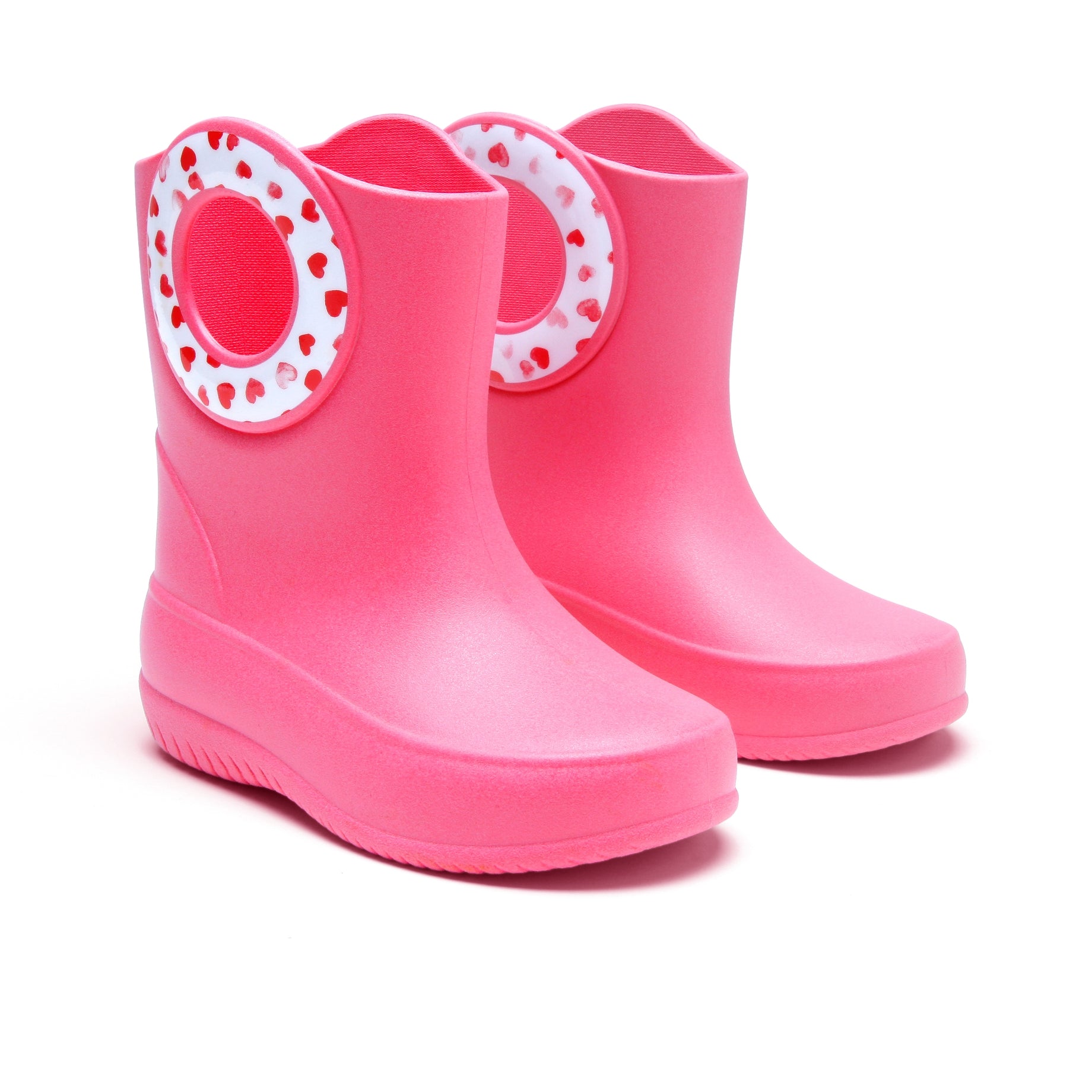 Toddler Rain Boot - Pink Hearts