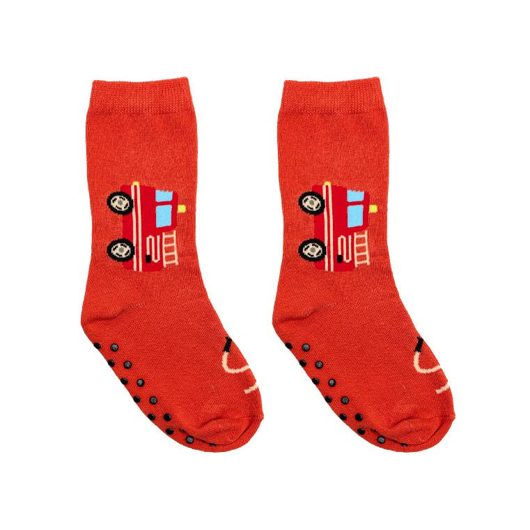 Living Royal 3D Packaged Crew Socks - Fire Truck