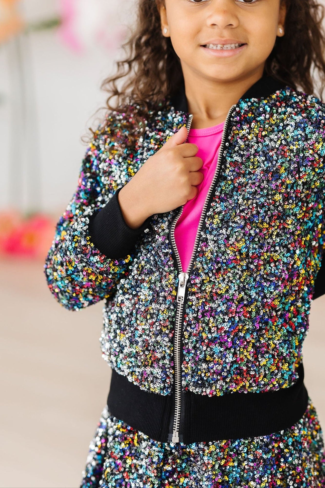 Mila & Rose Sequin Jacket - Confetti