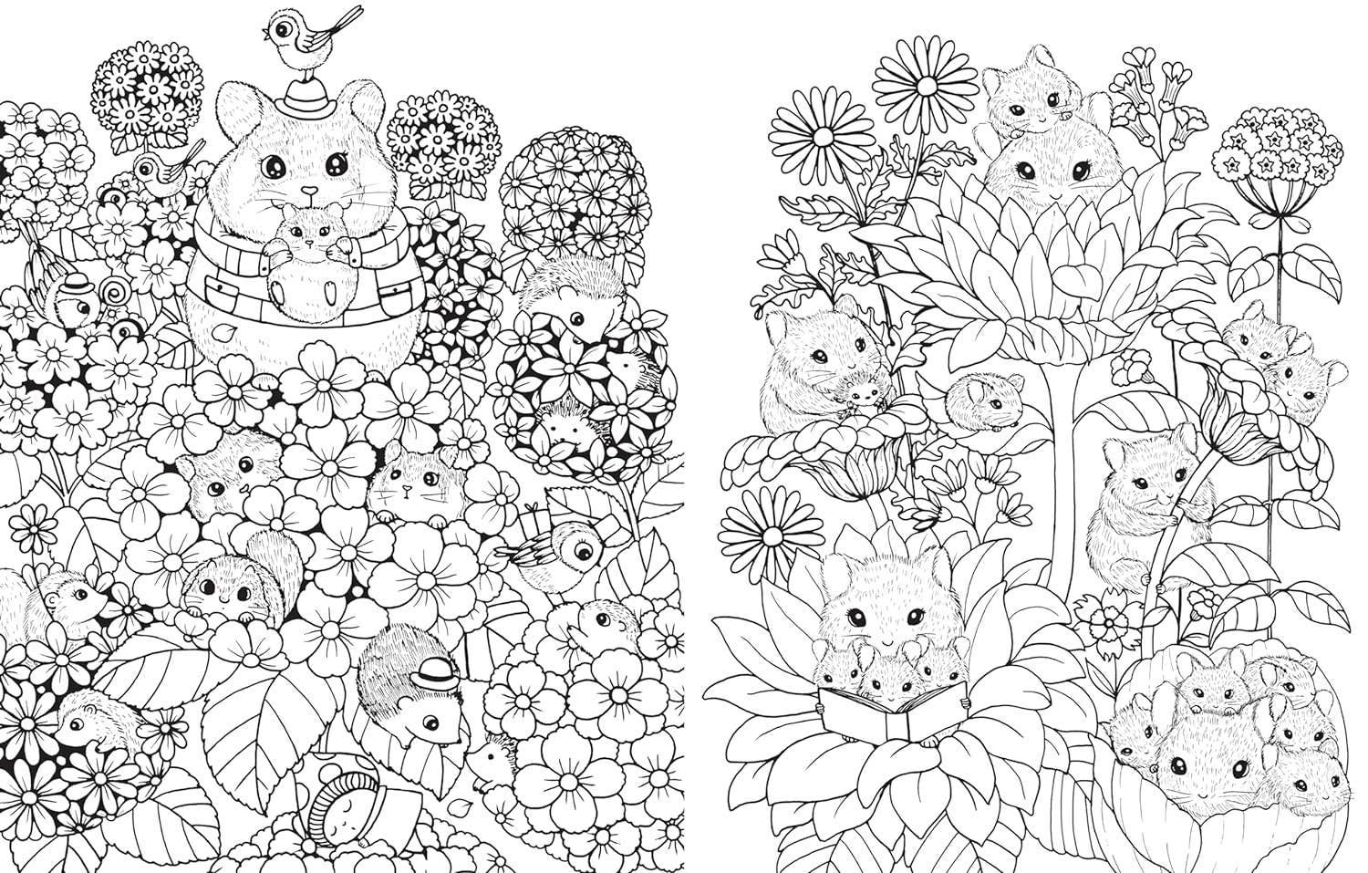 A Million Baby Animals Coloring Book