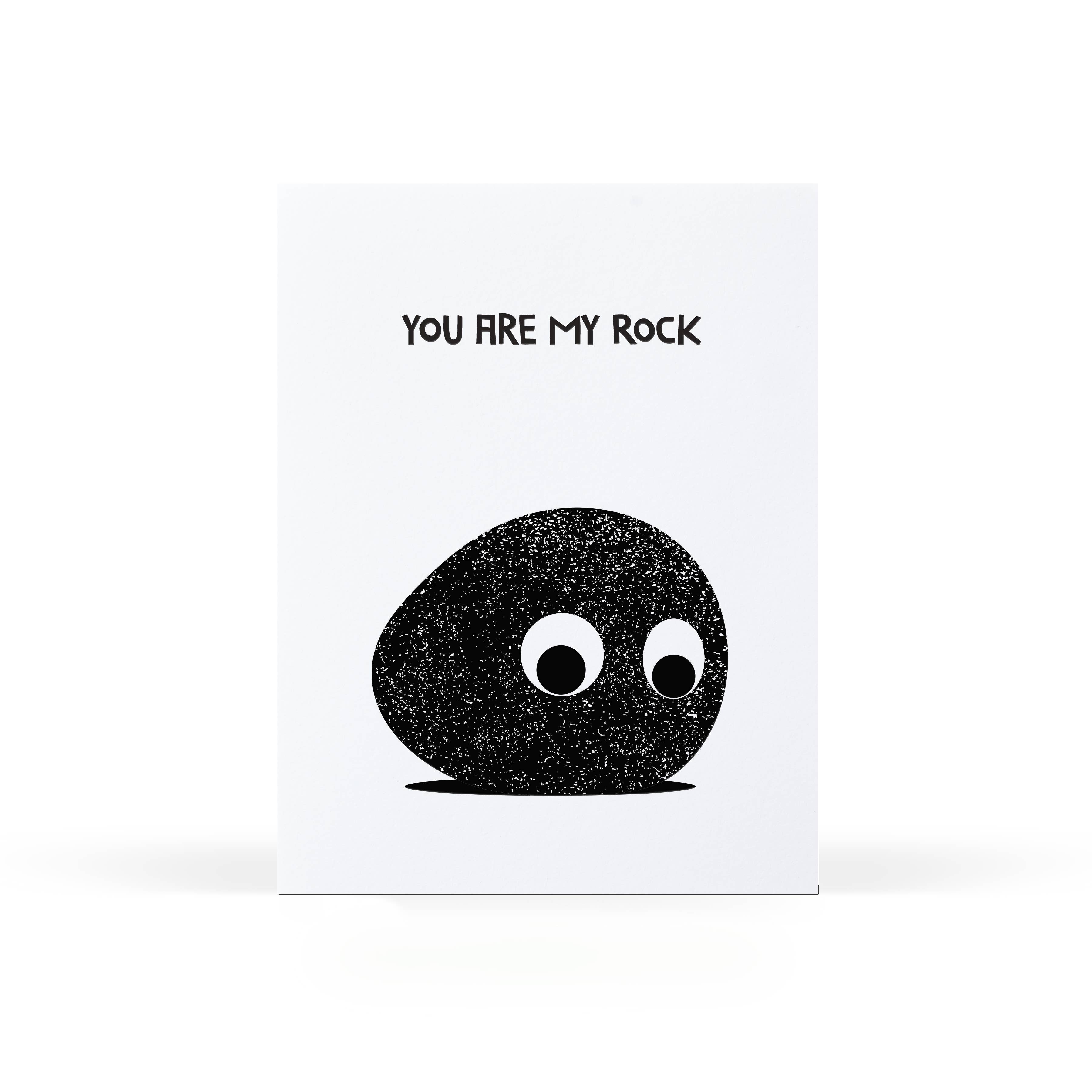 Sweet Bippy Press - You Are My Rock Greeting Card