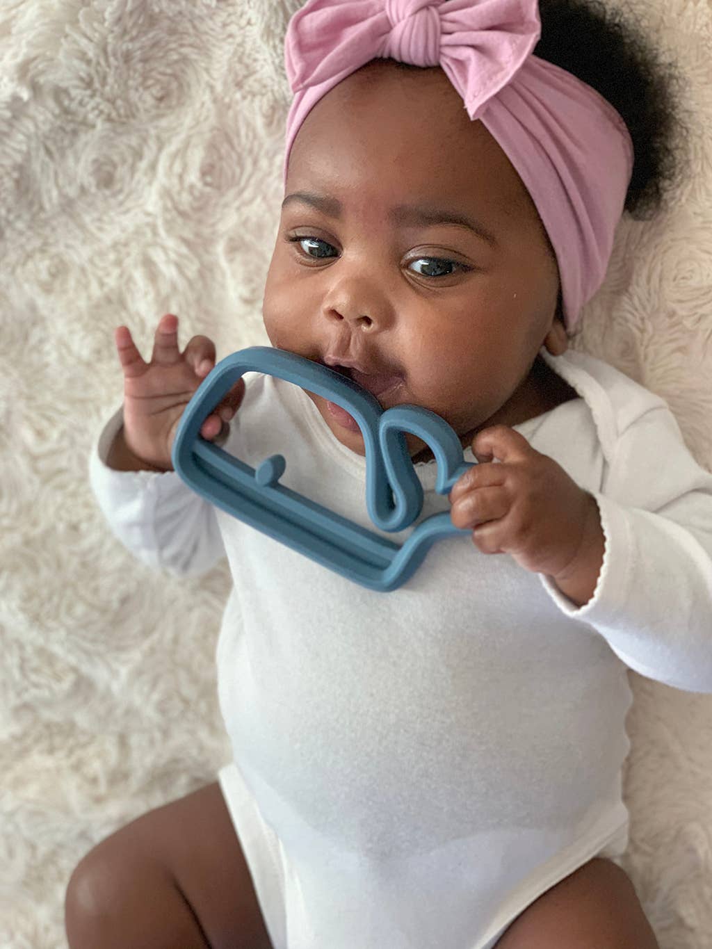 Itzy Ritzy Silicone Baby Teether - Whale