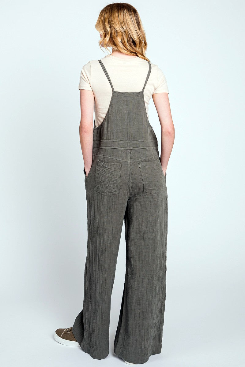 Washed Overall - Grey