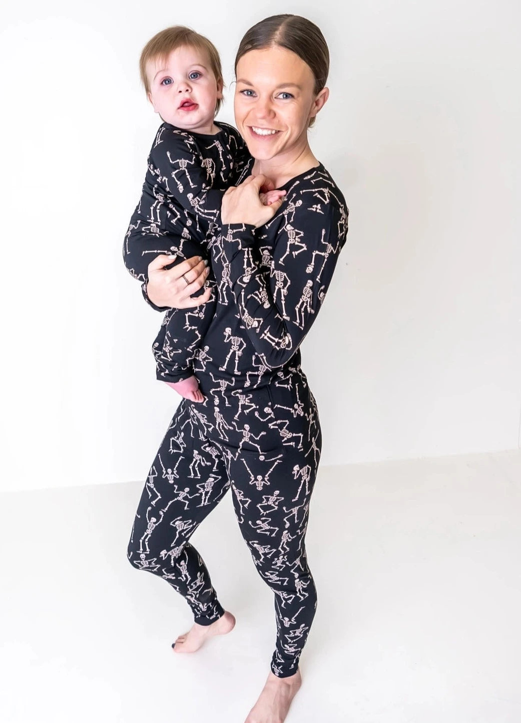 Bare Moon Baby Co. Adult PJ Set - Dancing Skelly's