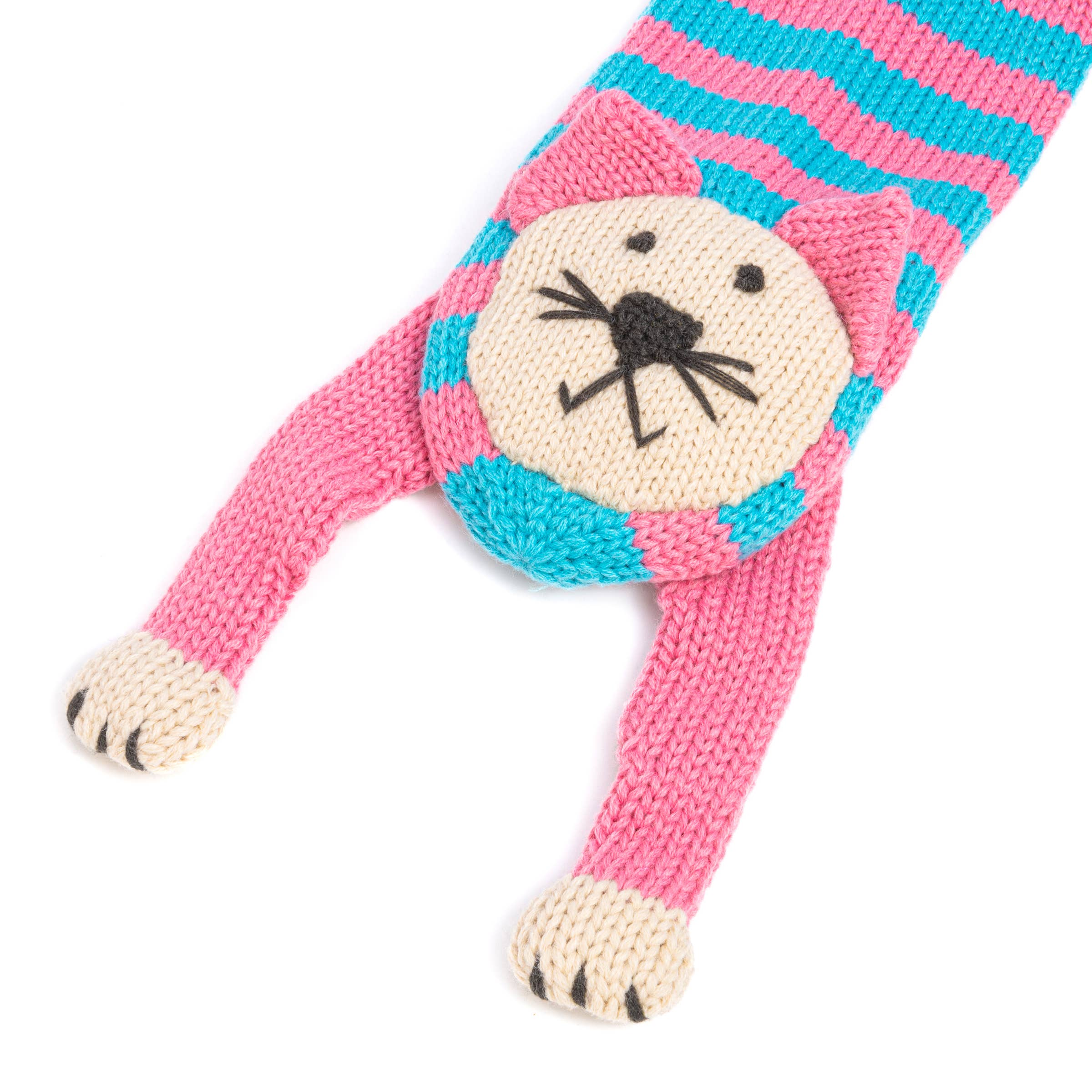 Knitted Kitty Cat Scarf