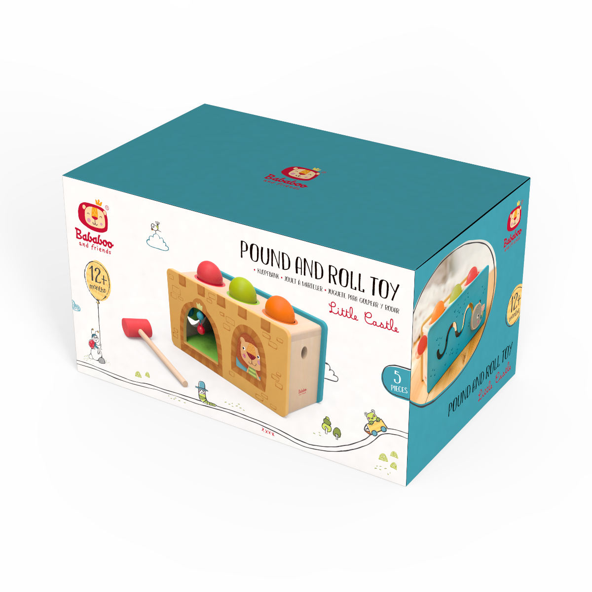 Bababoo and friends® - Little Castle Pound and Roll Toy