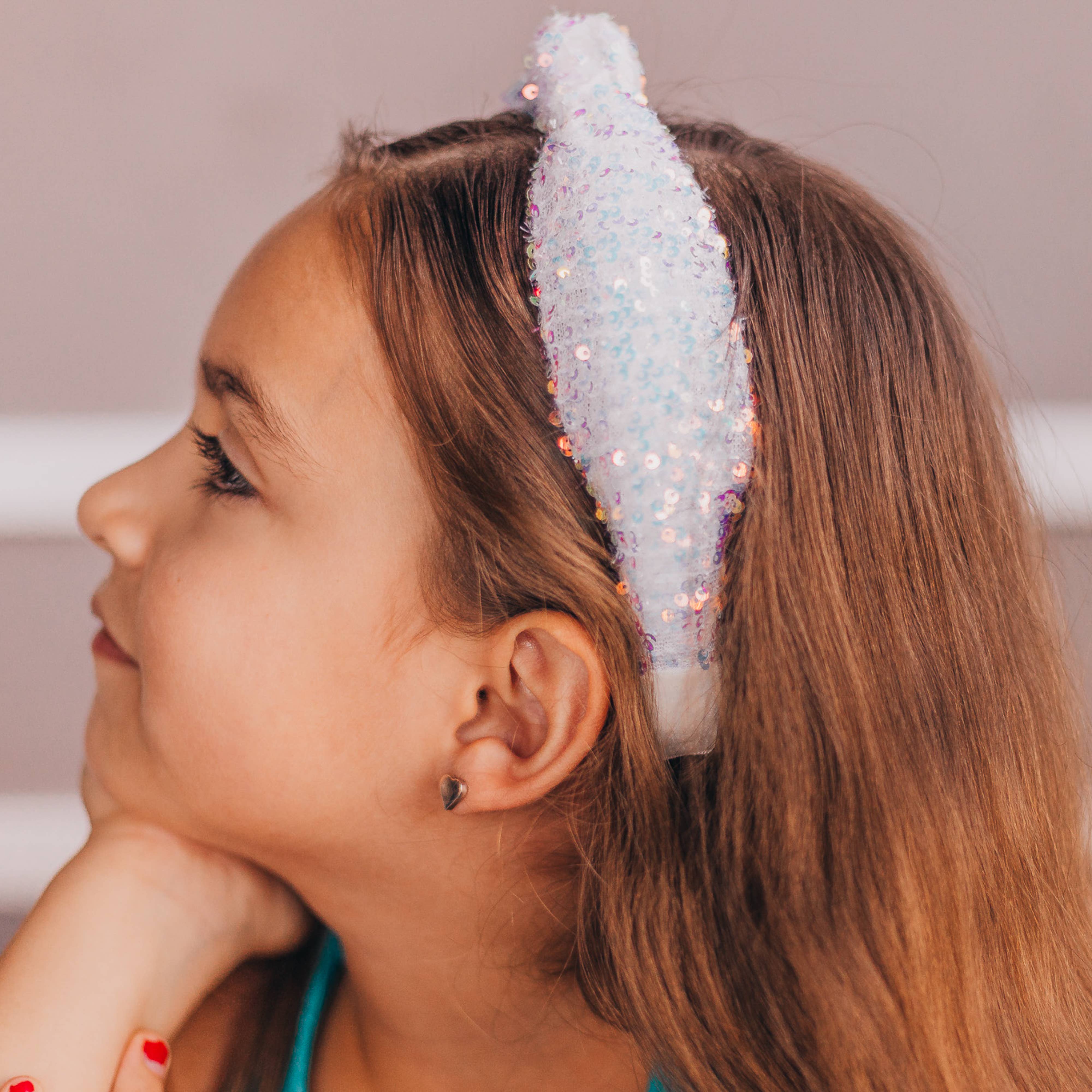 Knotted Sequin Headband