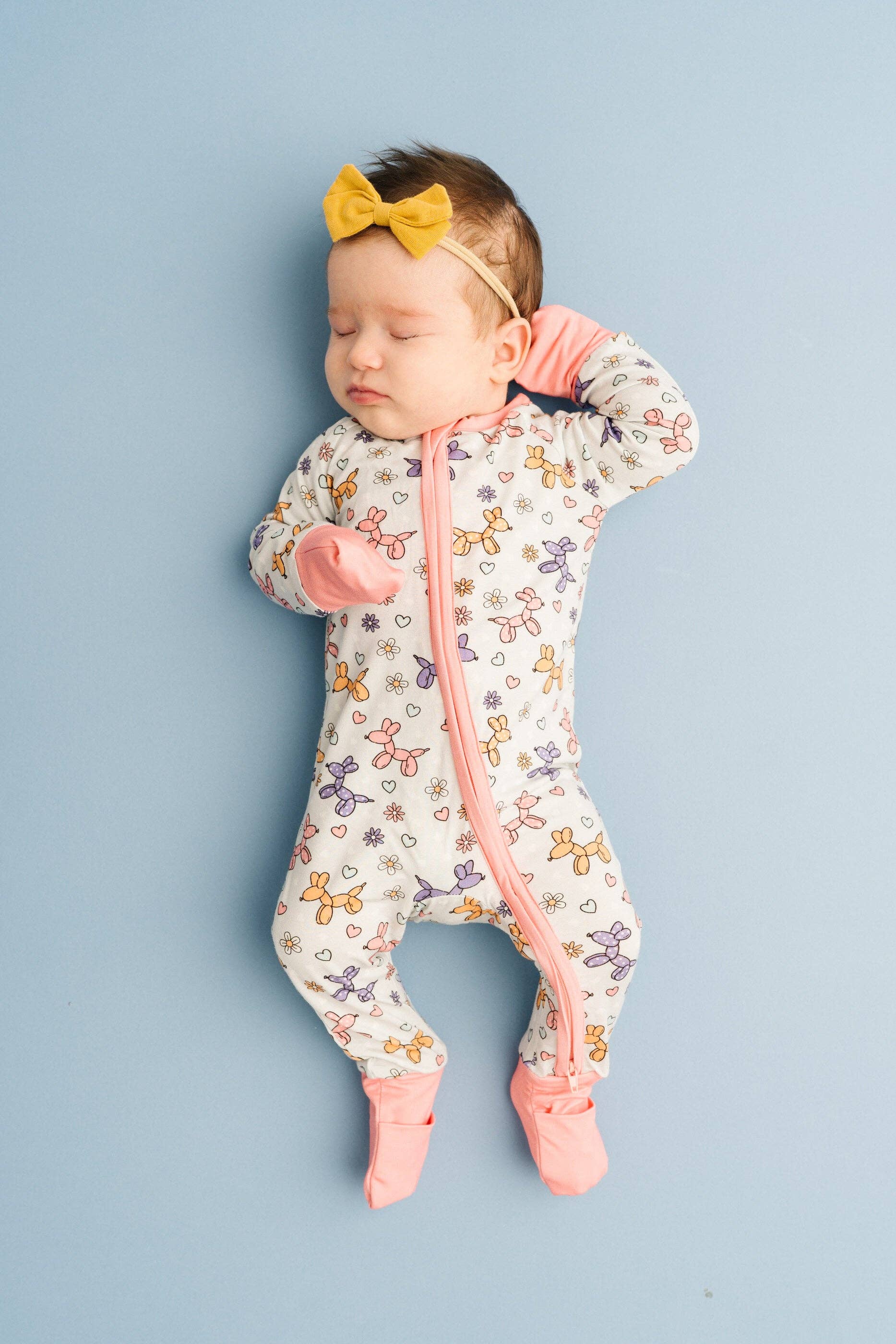 Little One Shop Bamboo Convertible Romper - Balloon Besties