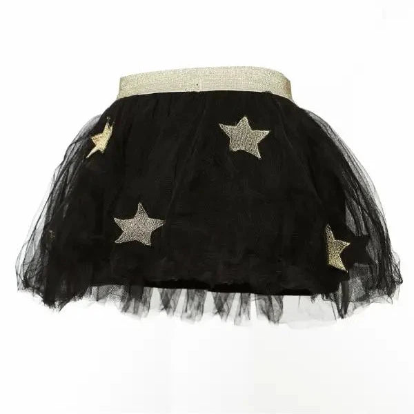 Star Patch Tutu - Black & Gold