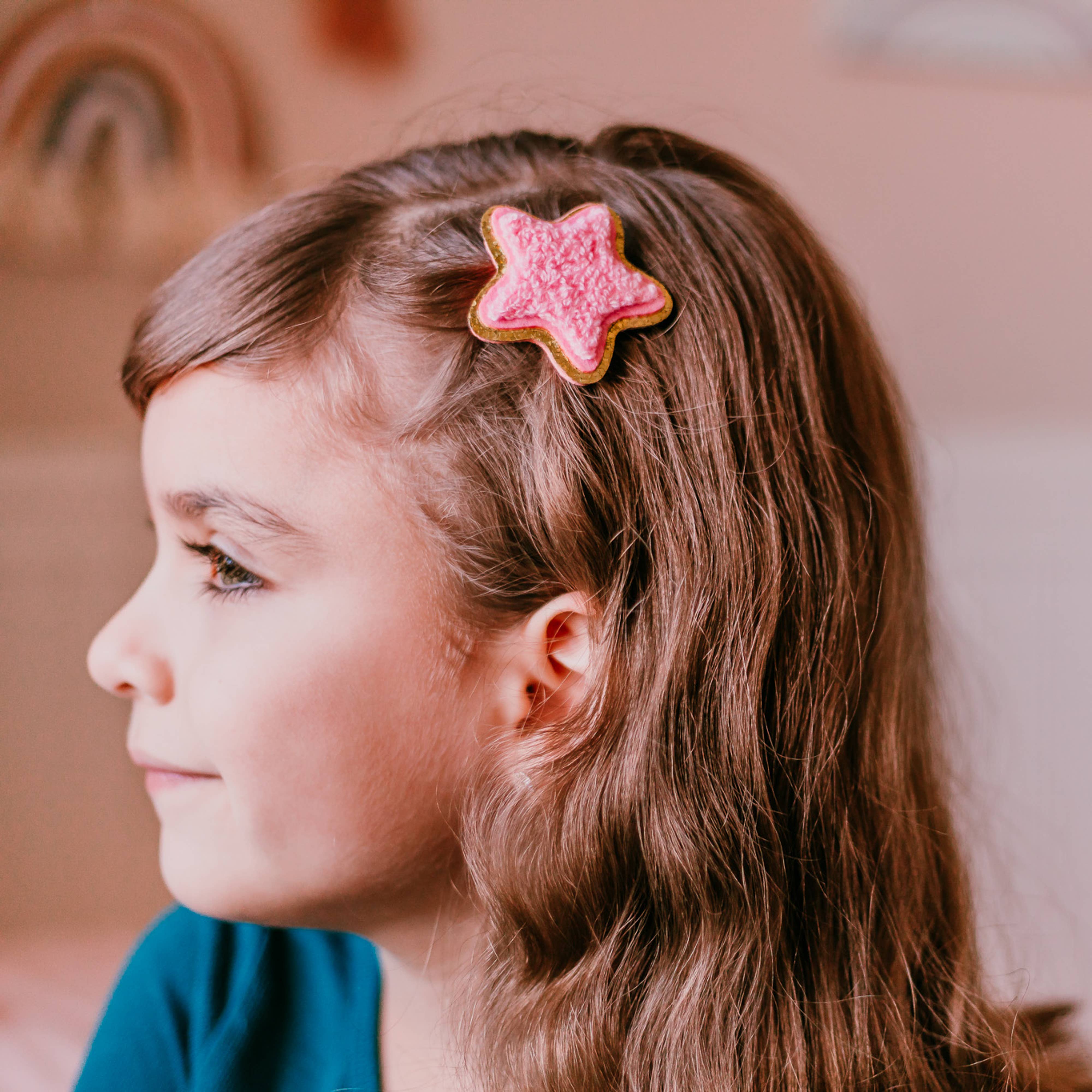 Interchangeable Rhinestone Charm Headband and Hair Clips