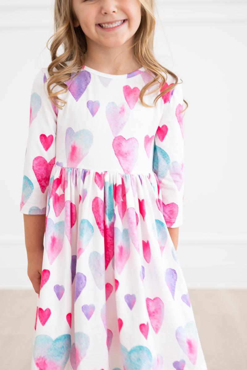 Mila & Rose Twirl Dress - Light Hearted (Final Sale)