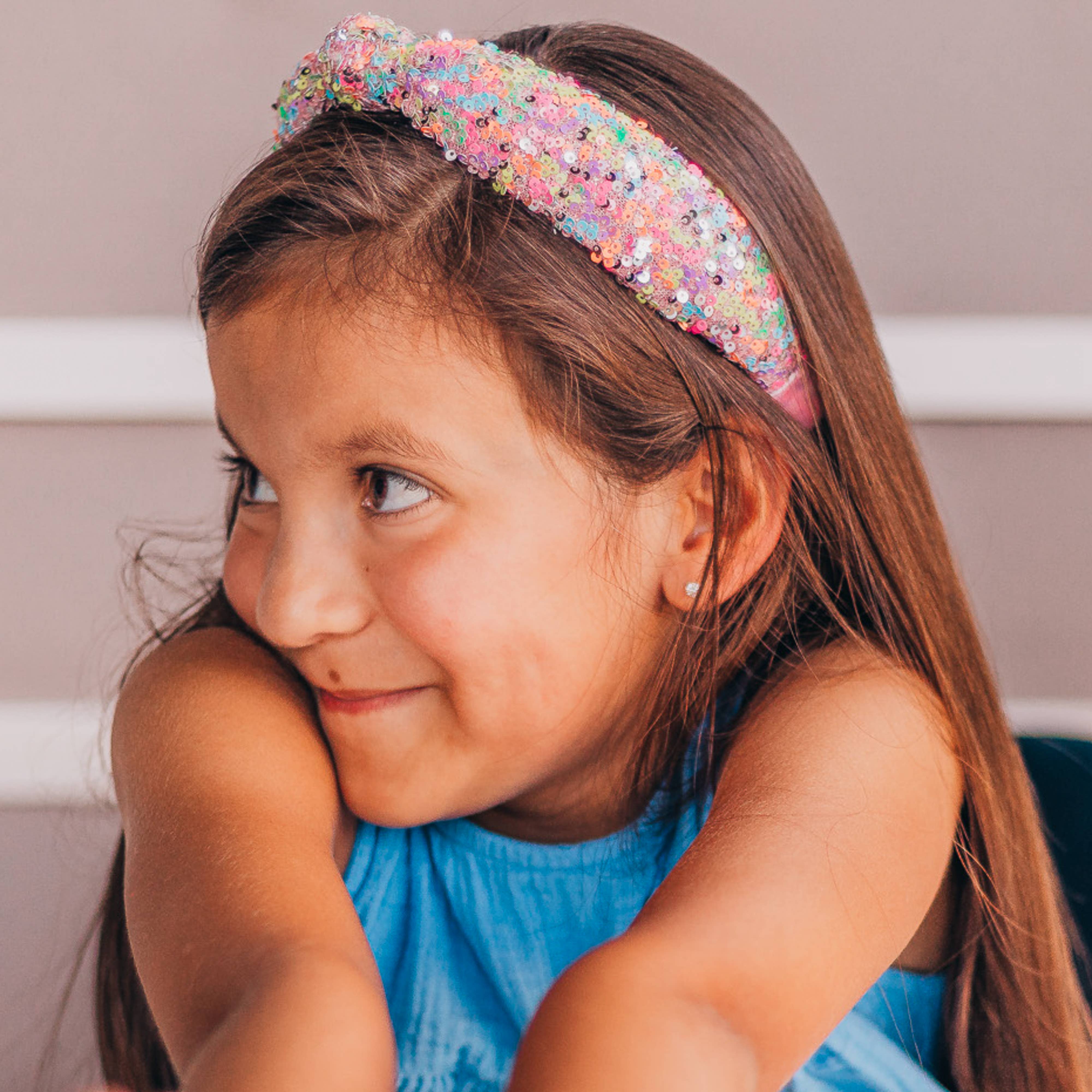 Knotted Sequin Headband