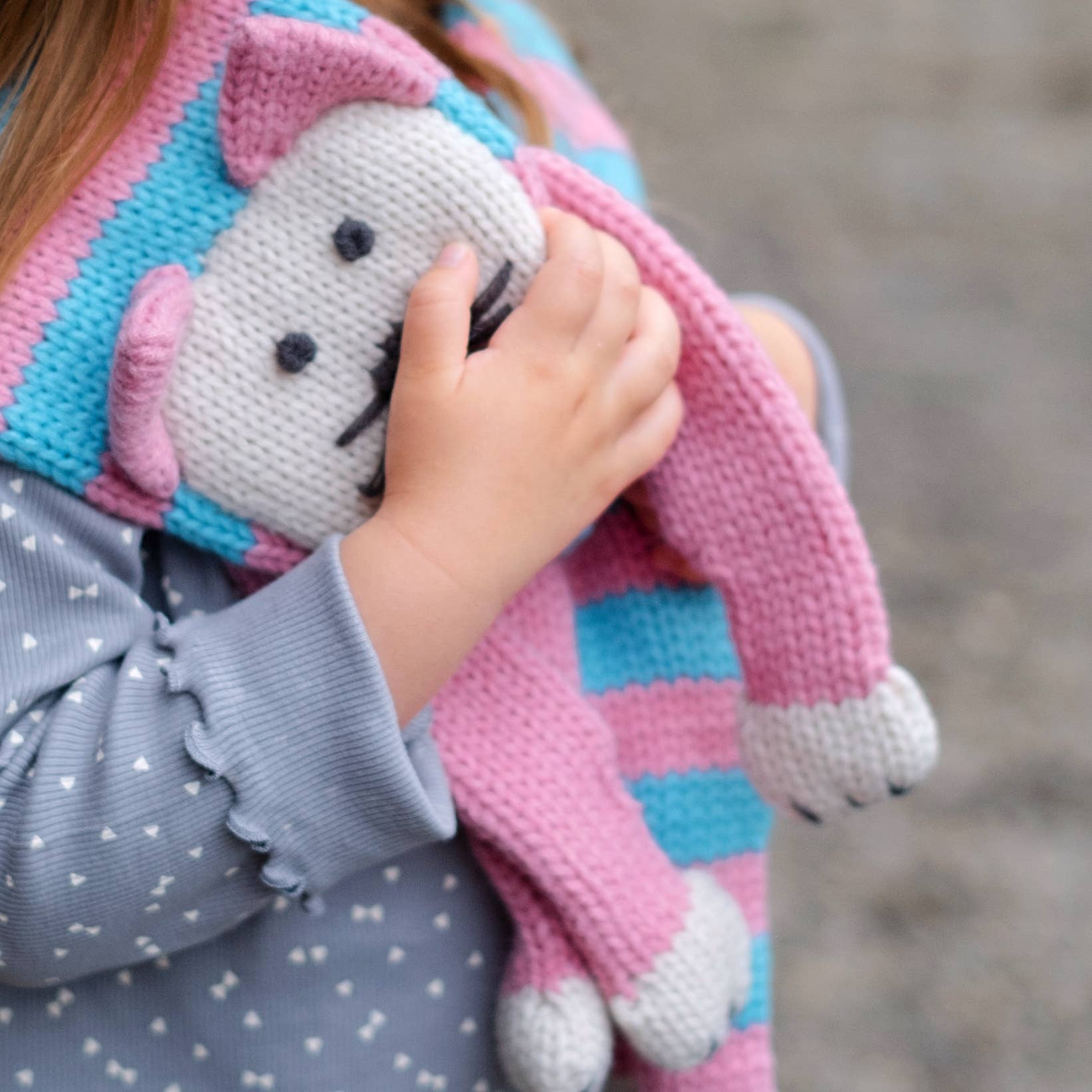 Knitted Kitty Cat Scarf