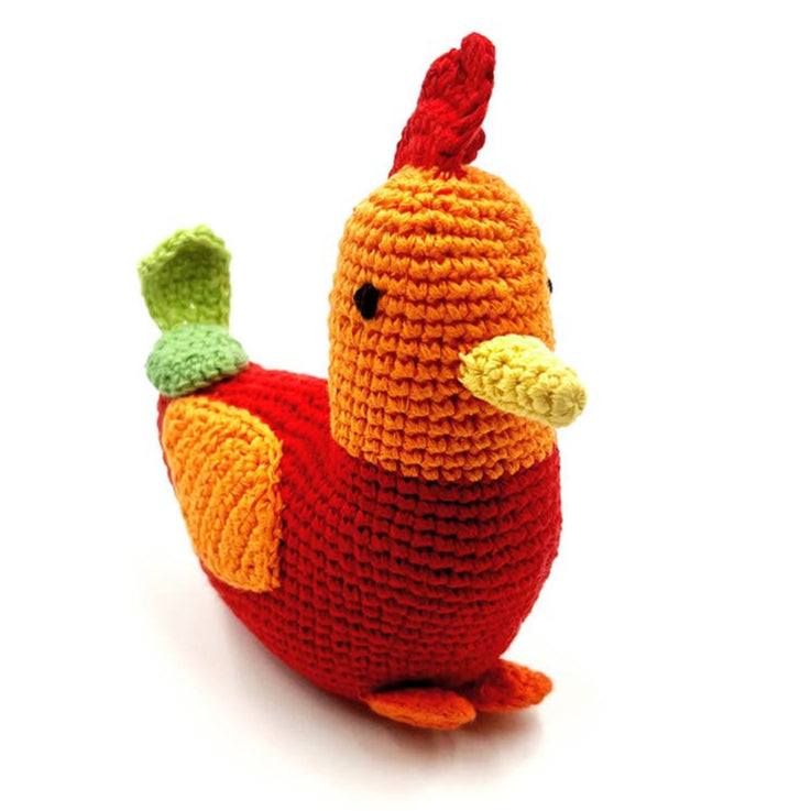 Pebble - Plush Farm Animal - Red Rooster