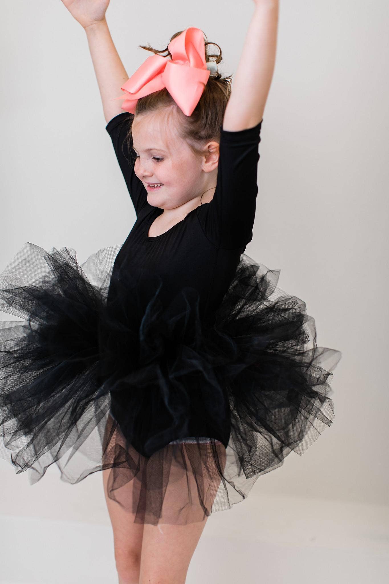 Mila & Rose - Black 3/4 Tutu Leotard