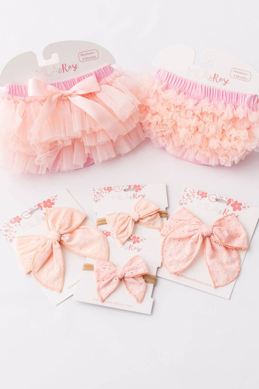 Mila & Rose Ruffle Tutu Bloomer - Light Pink