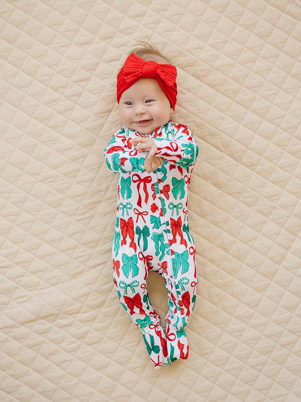 Lucky Panda Kids Bamboo Zip Romper - Merry Bows