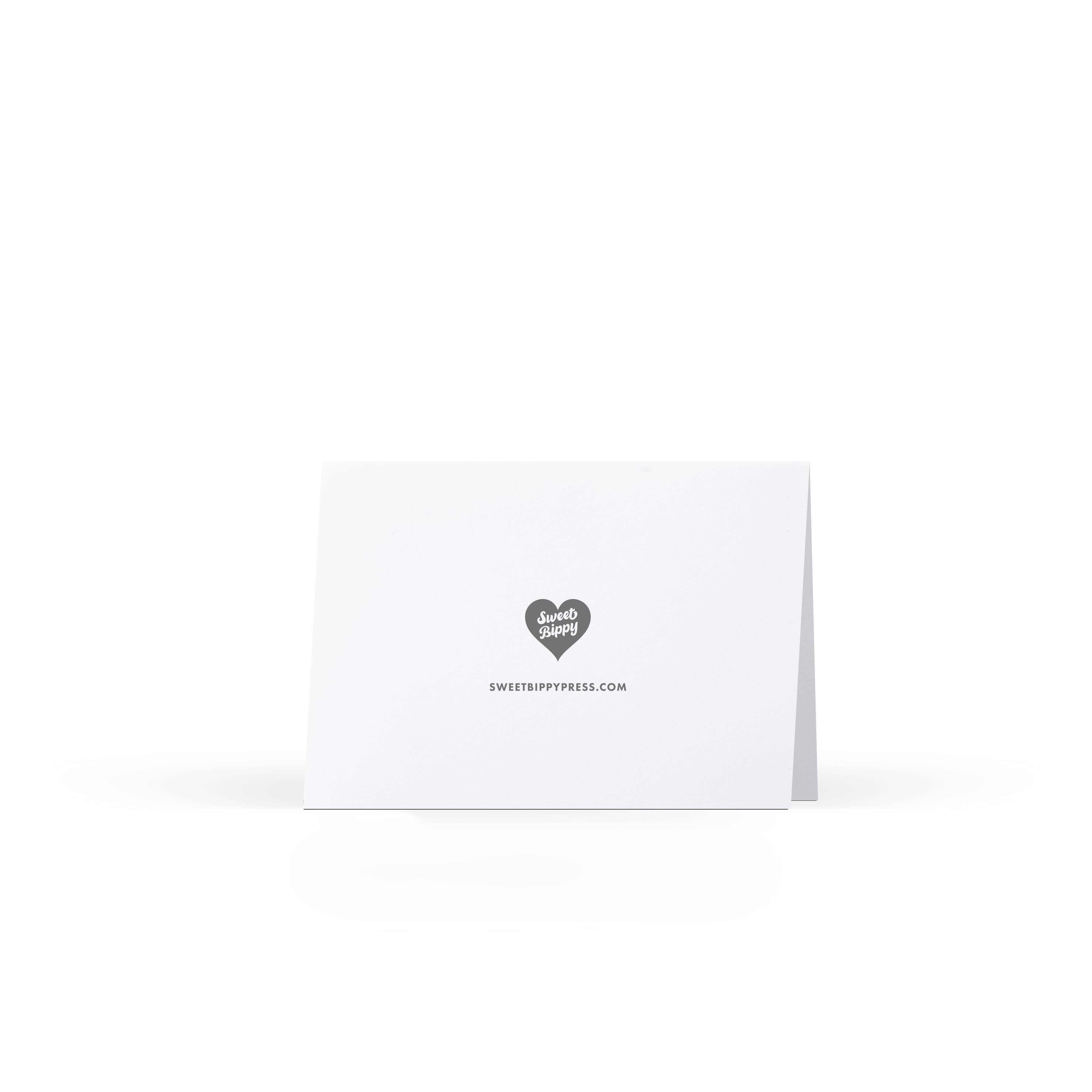 Sweet Bippy Press - Mini Stork Greeting Card