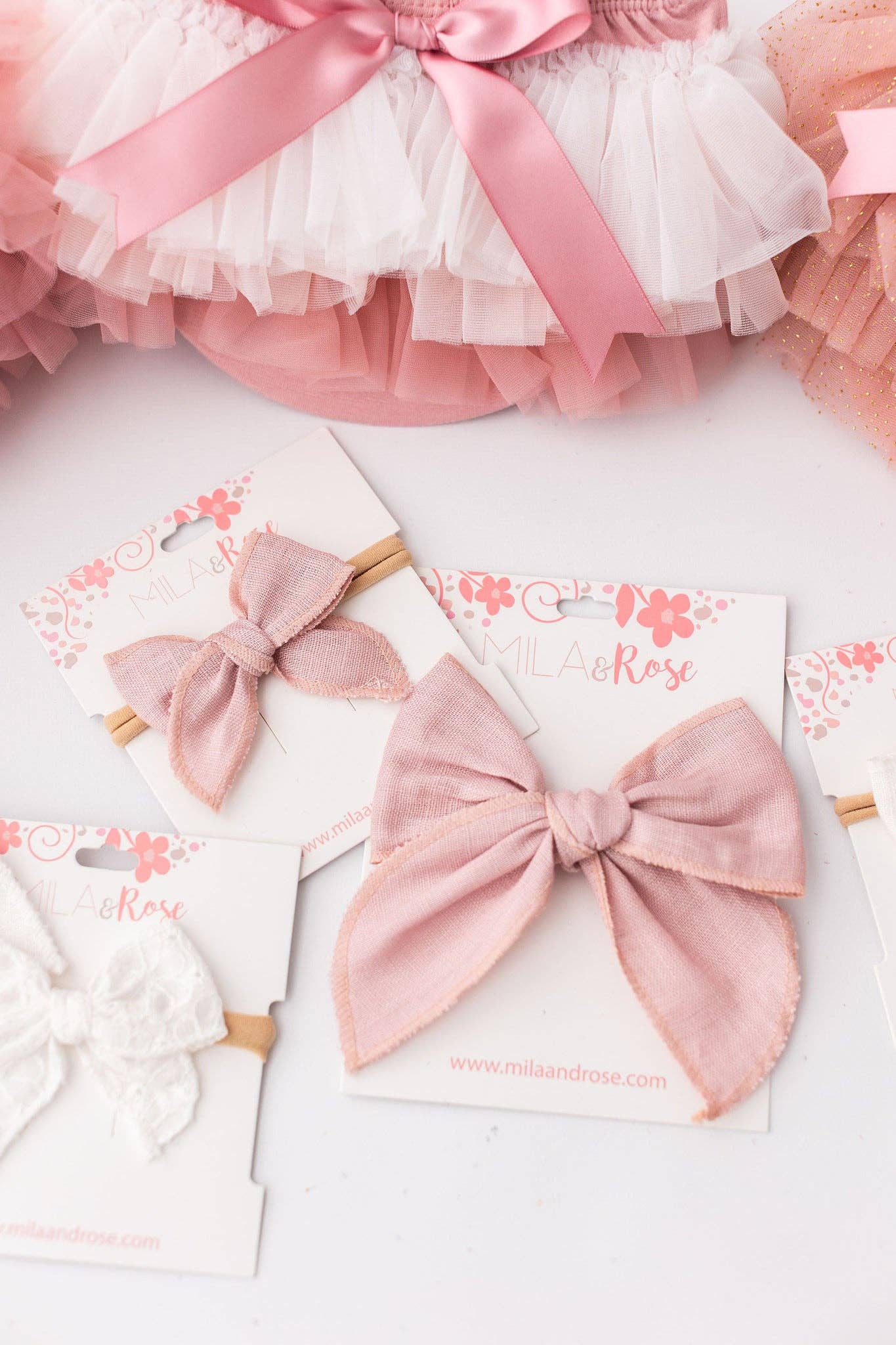Mila & Rose Ruffle Tutu Bloomer - Vintage Pink Ombre