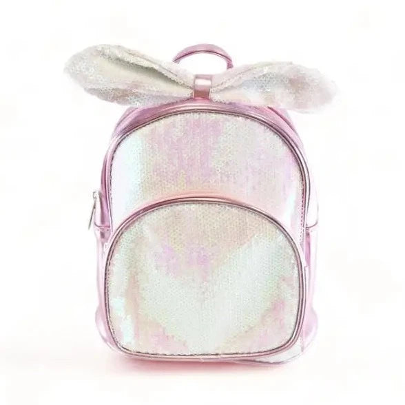 Sequin Bunny Toddler Backpack