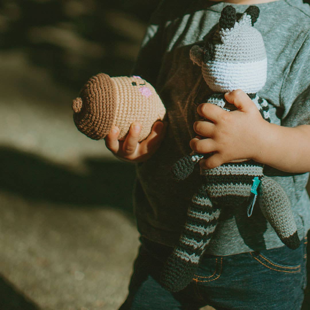 Pebble - Pretend Play Food Rattle - Acorn