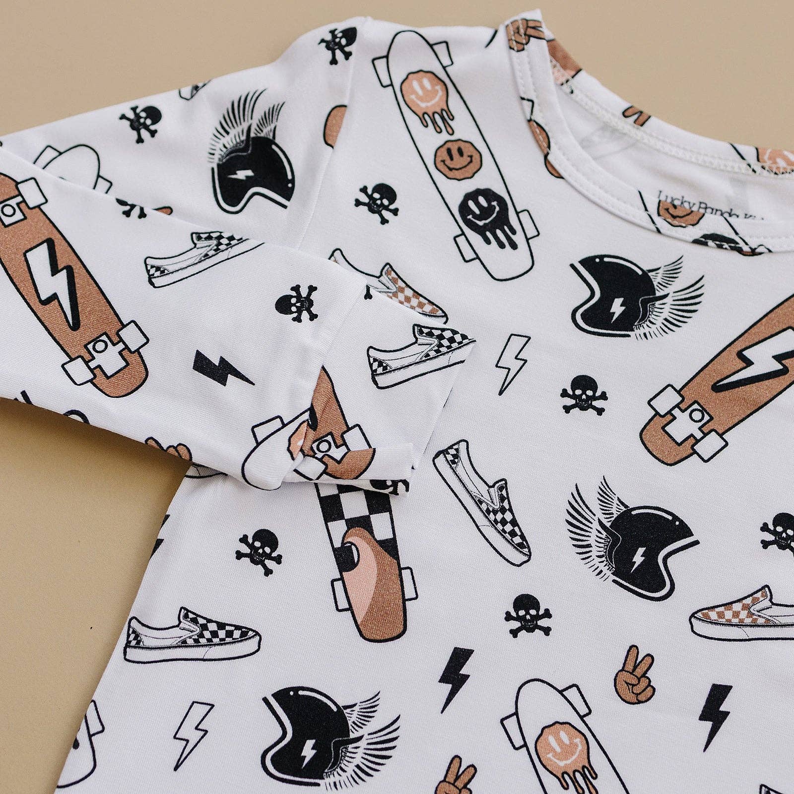 Lucky Panda Kids Bamboo Two Piece Set - Sk8er