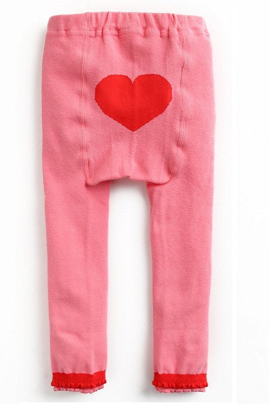 Baby Leggings - Love Pink Heart