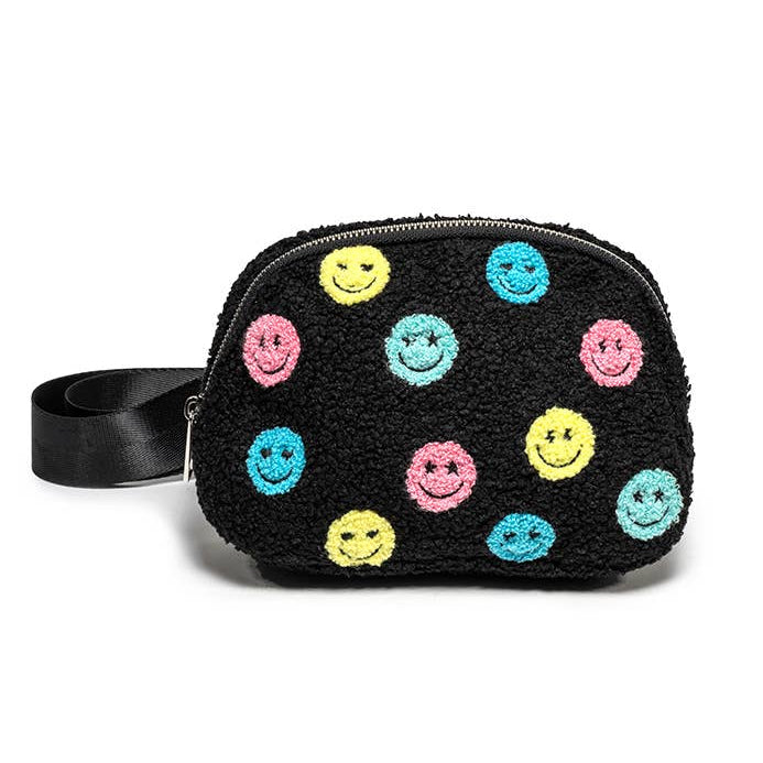 Living Royal Adjustable Belt Bag - Multi-Colored Happy Faces