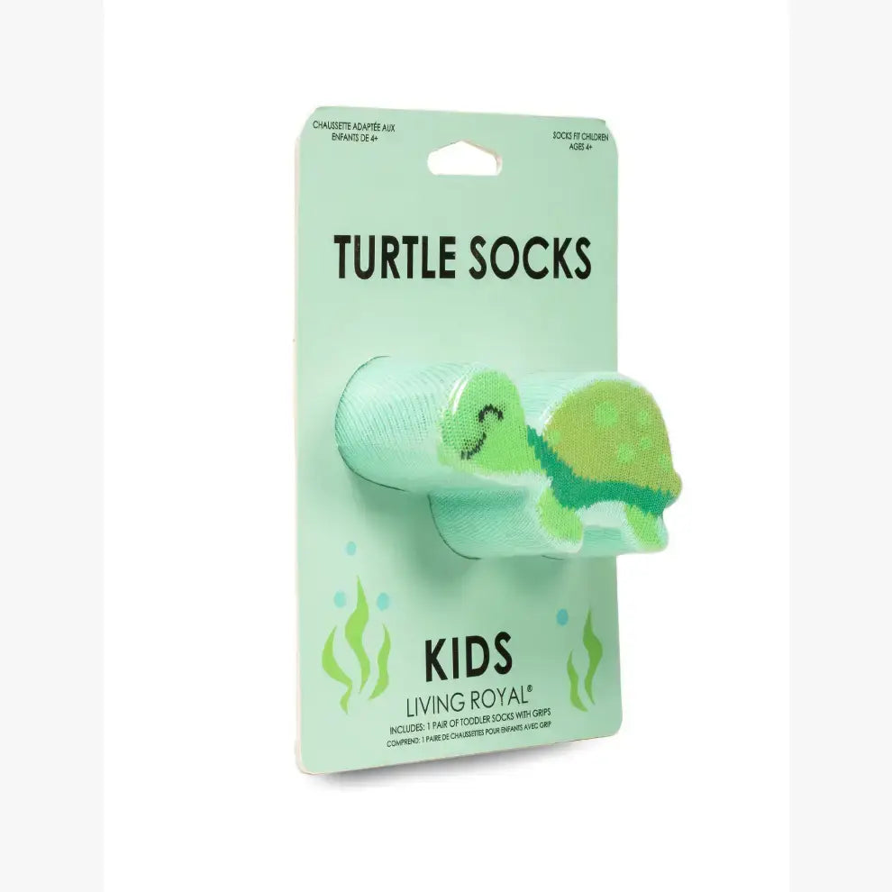 Living Royal 3D Packaged Crew Socks - Underwater Turtle