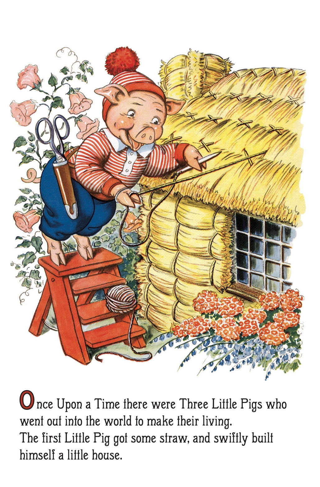 The Three Little Pigs Vintage Picture Book