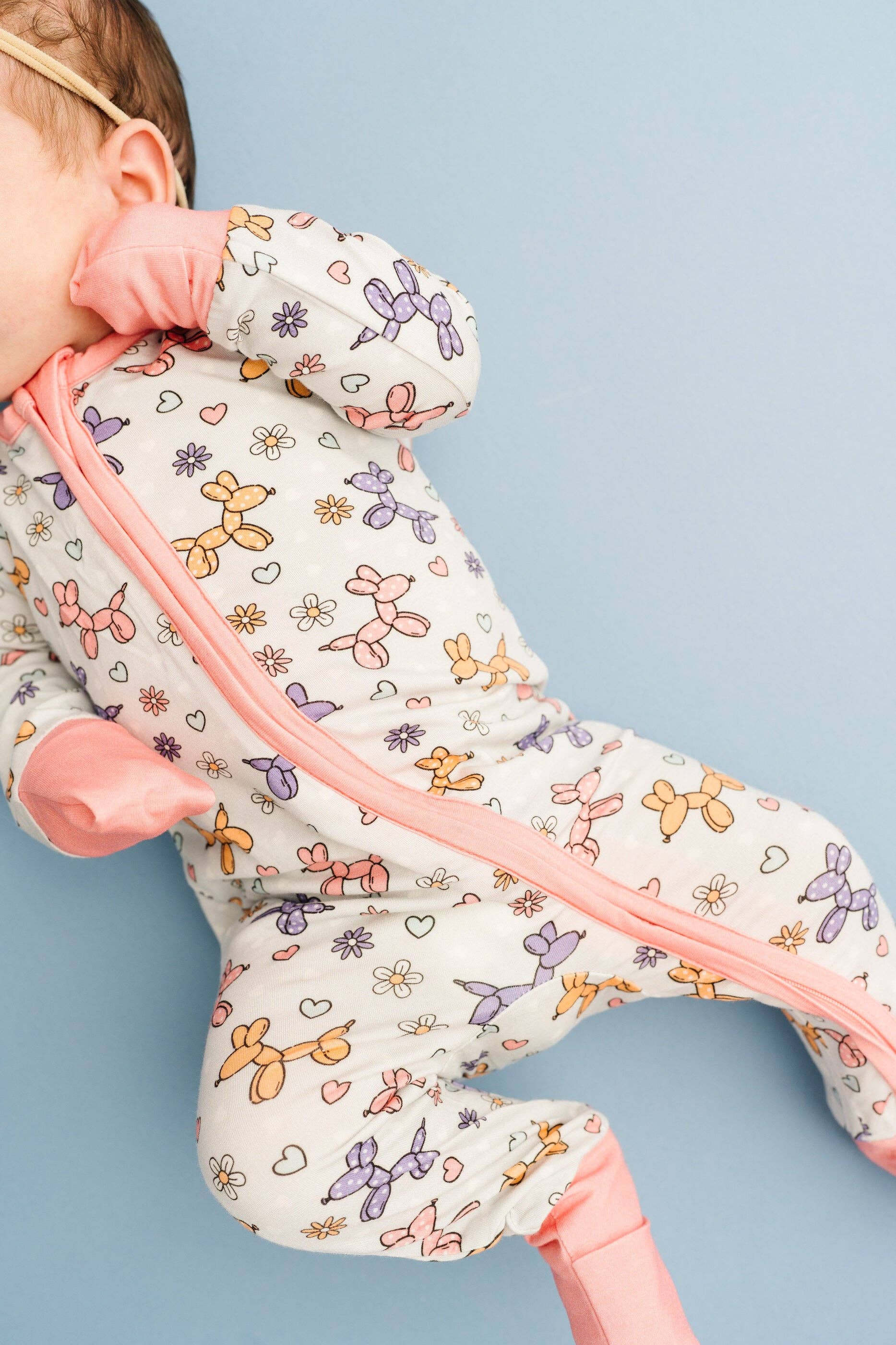 Little One Shop Bamboo Convertible Romper - Balloon Besties