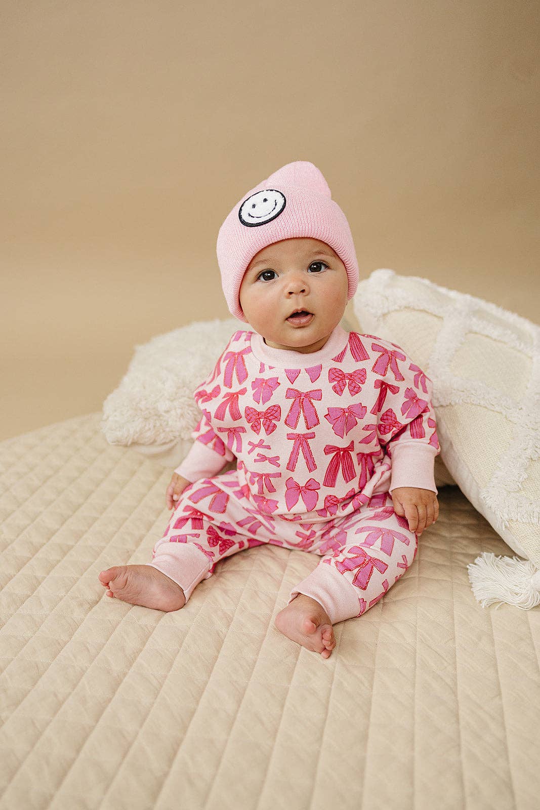 Lucky Panda Kids Jogger Set - Whimsy Bows