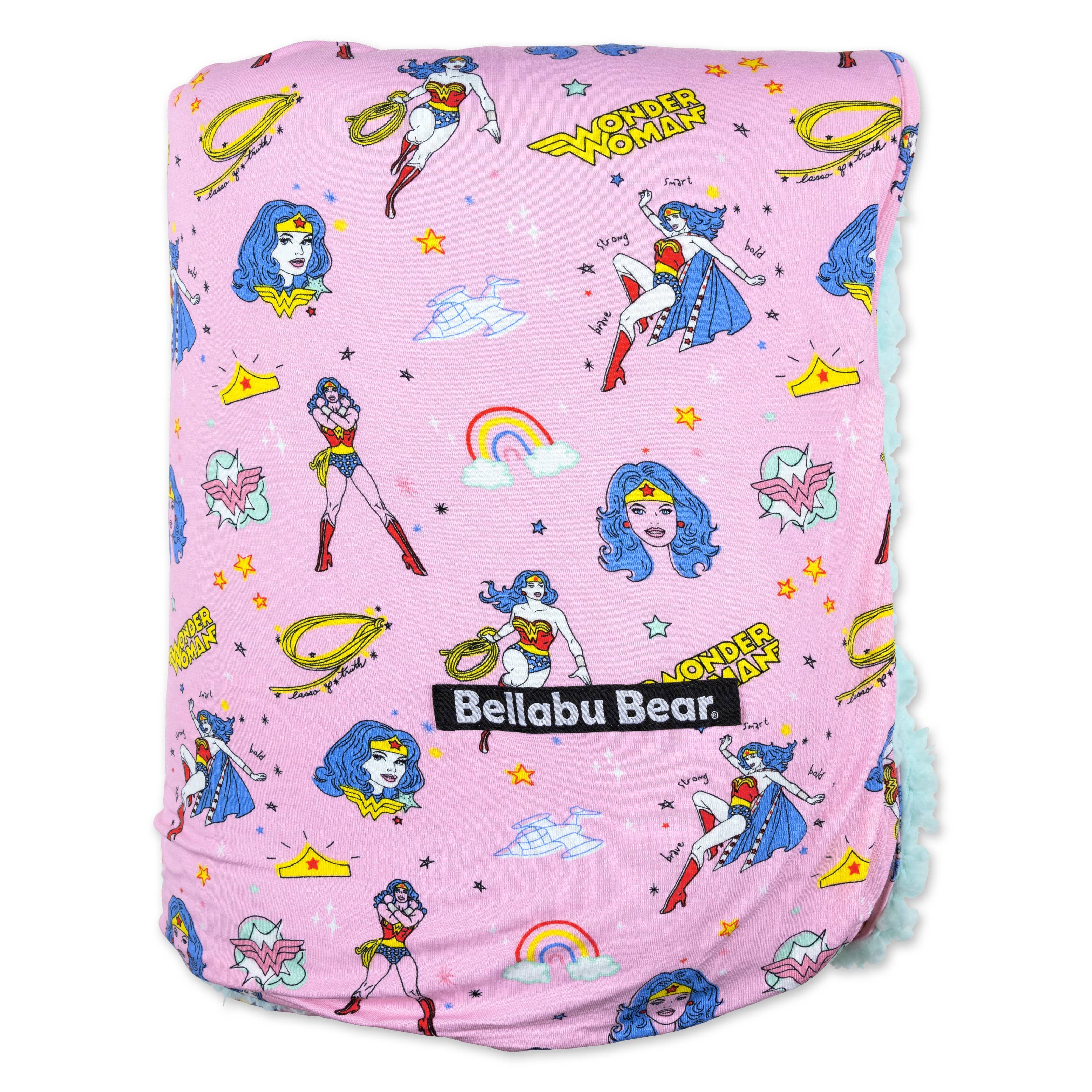 Bellabu Bear - Wonder Woman Sherpa Blanket