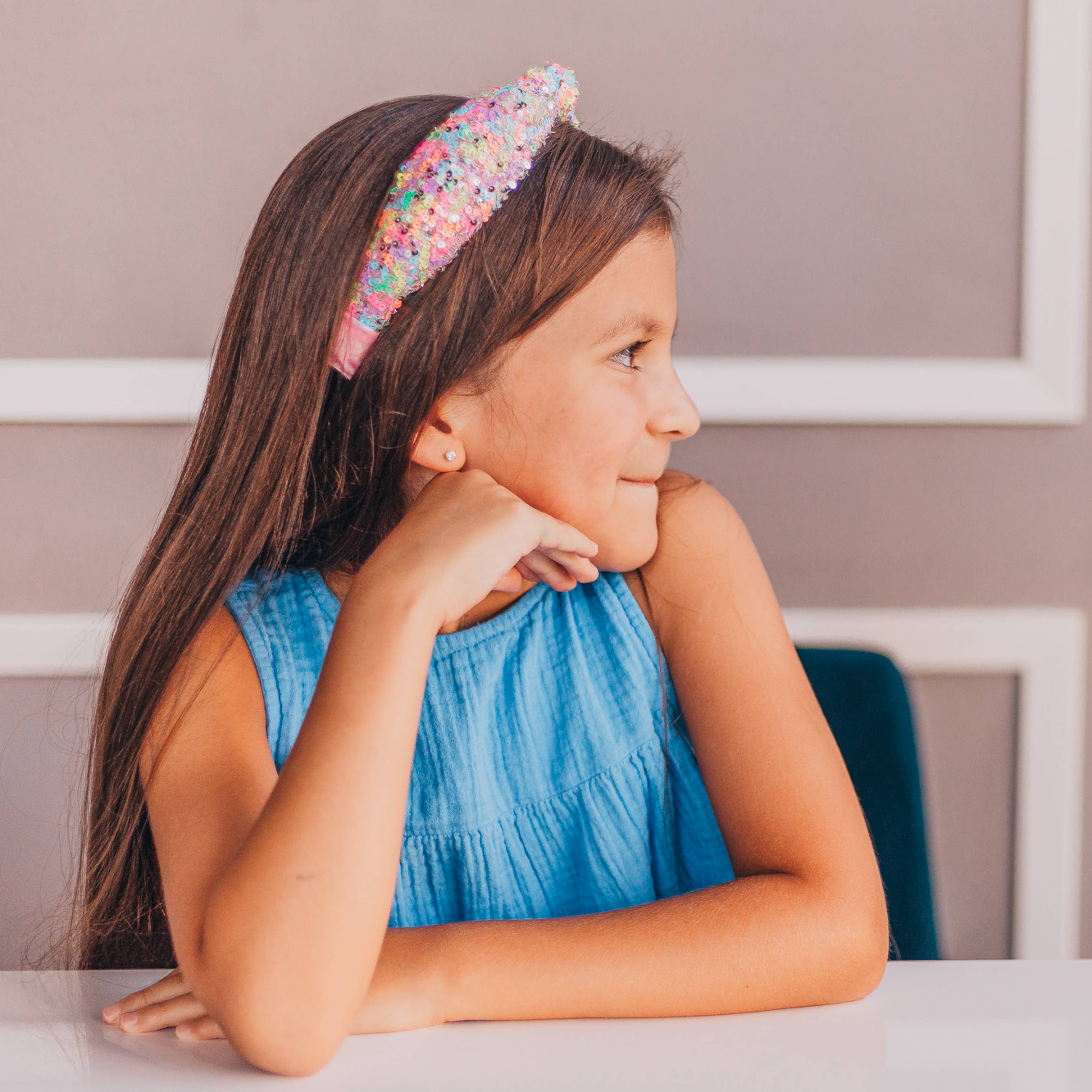 Knotted Sequin Headband