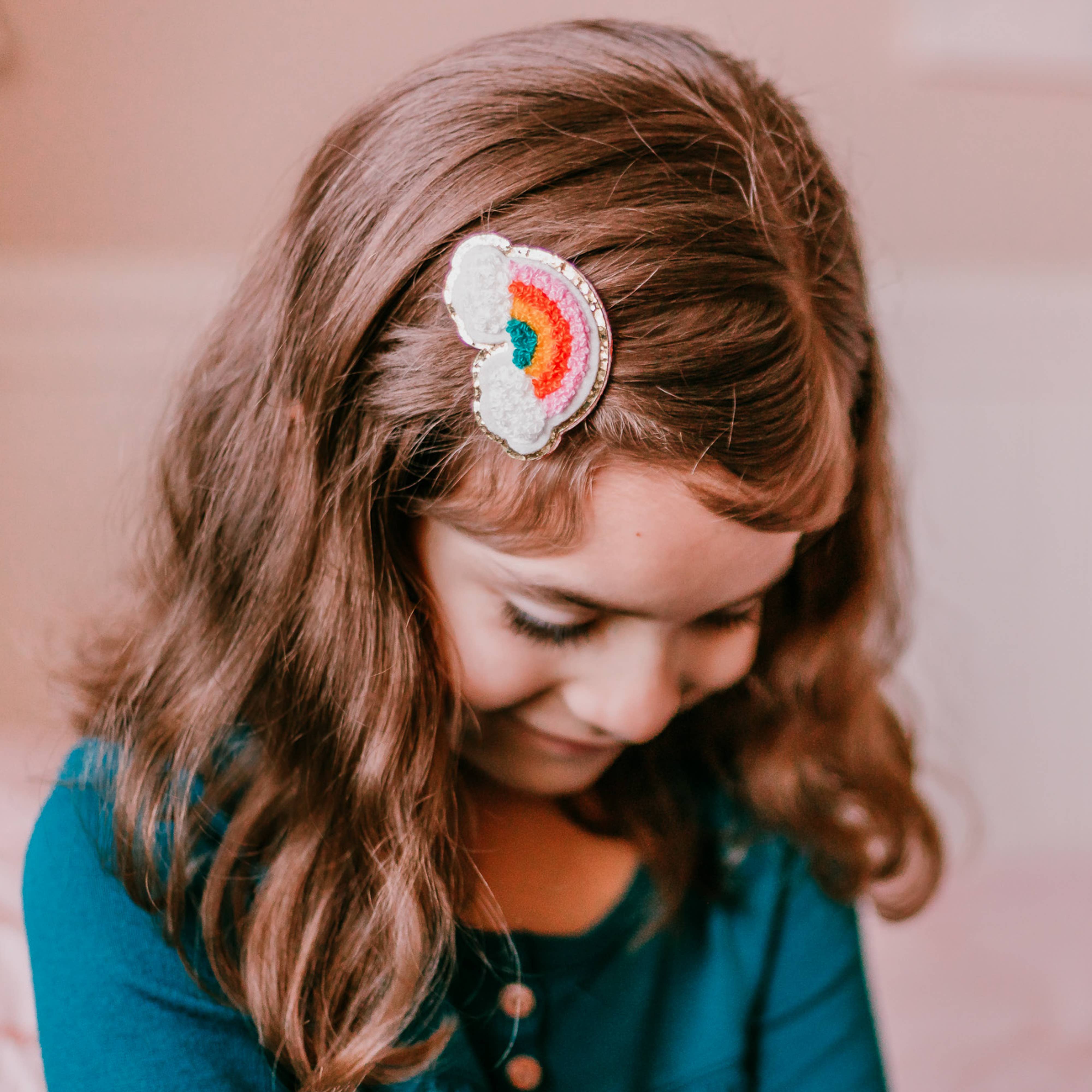 Interchangeable Rhinestone Charm Headband and Hair Clips